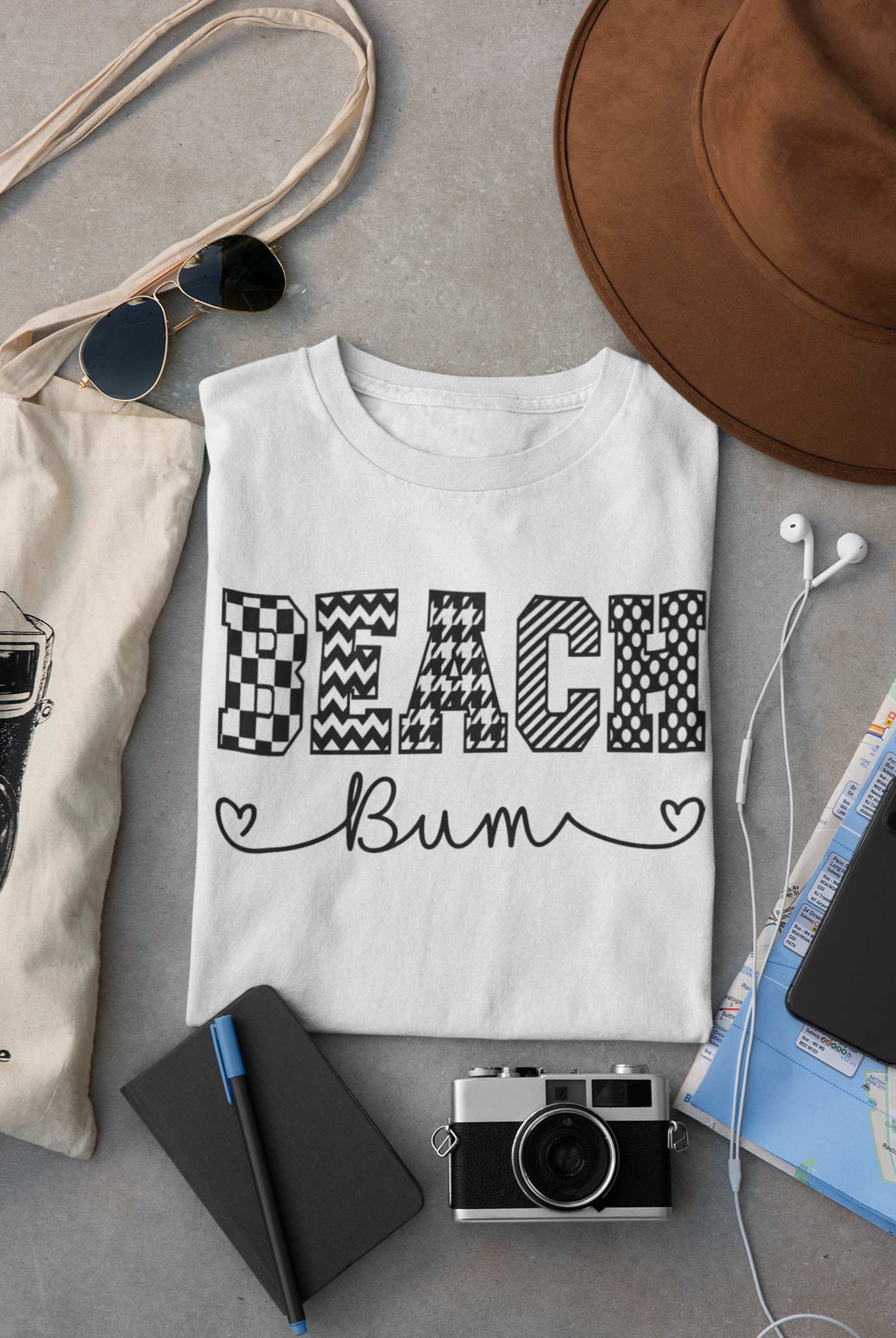 Beach Bum SVG Digital Design
