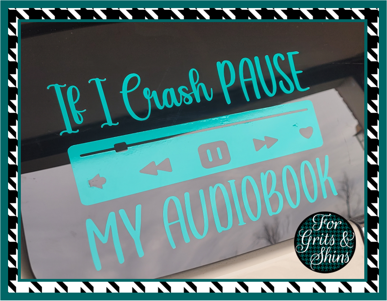 If I Crash Pause My Audiobook SVG Digital Design