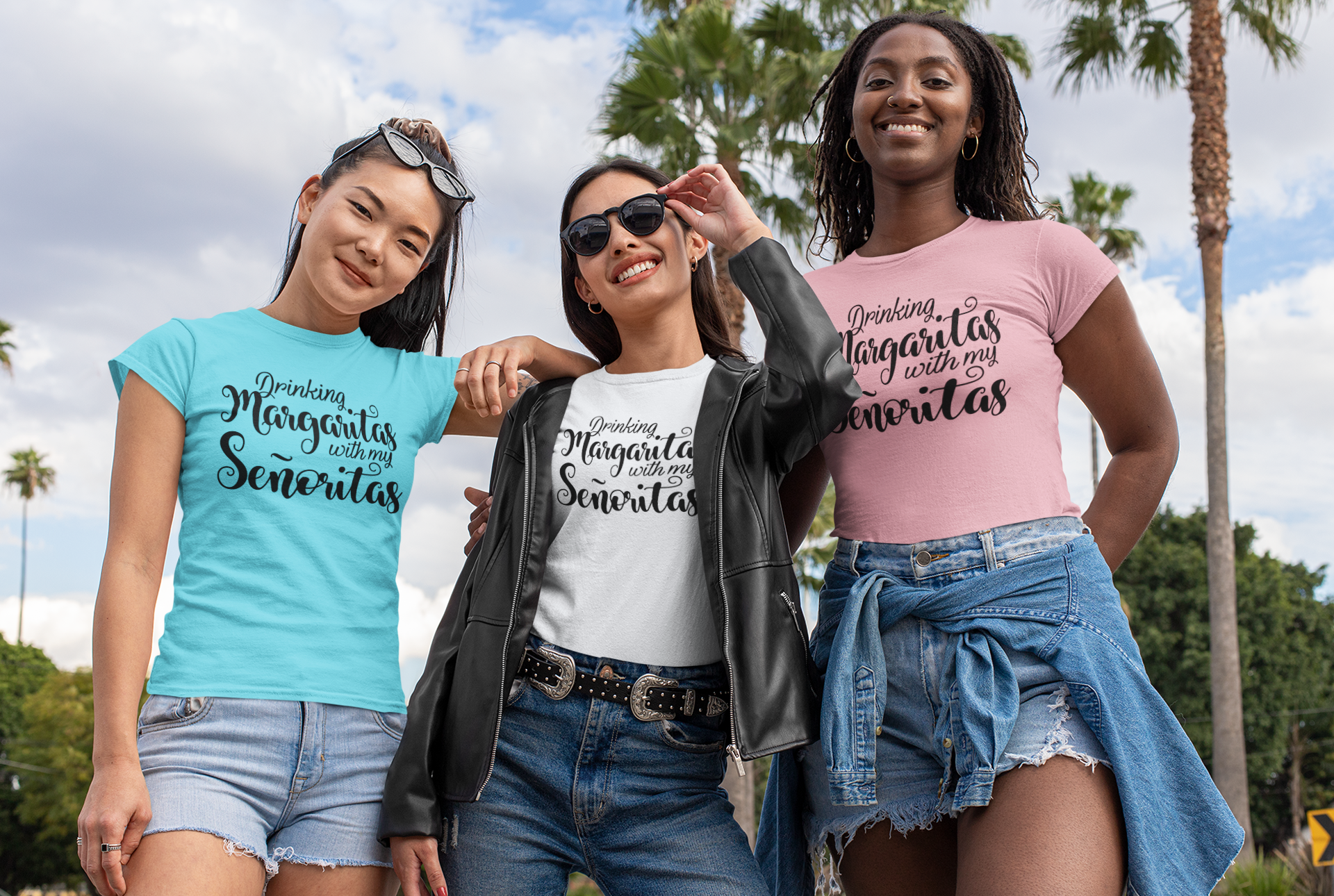 Drinking Margaritas with My Senoritas SVG Digital Design