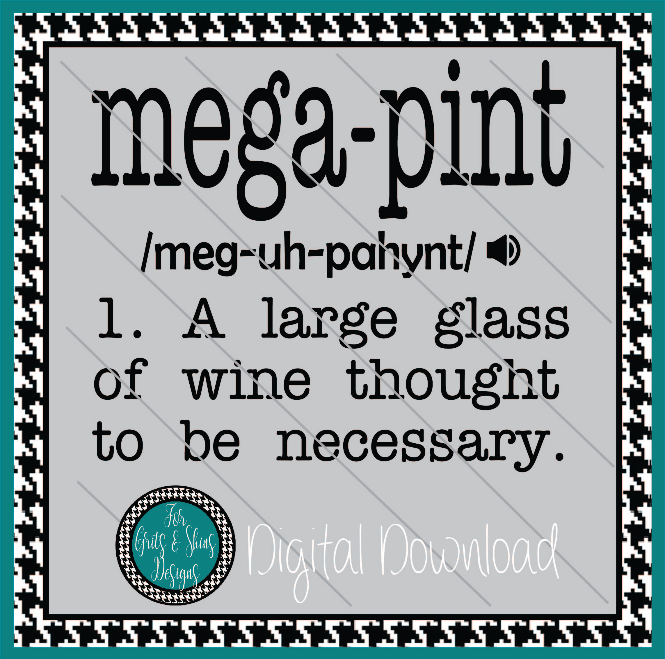 Mega Pint Digital Download Preview Image