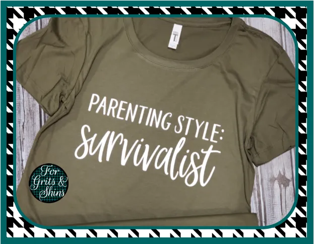 Parenting Style Survivalist SVG Digital Design