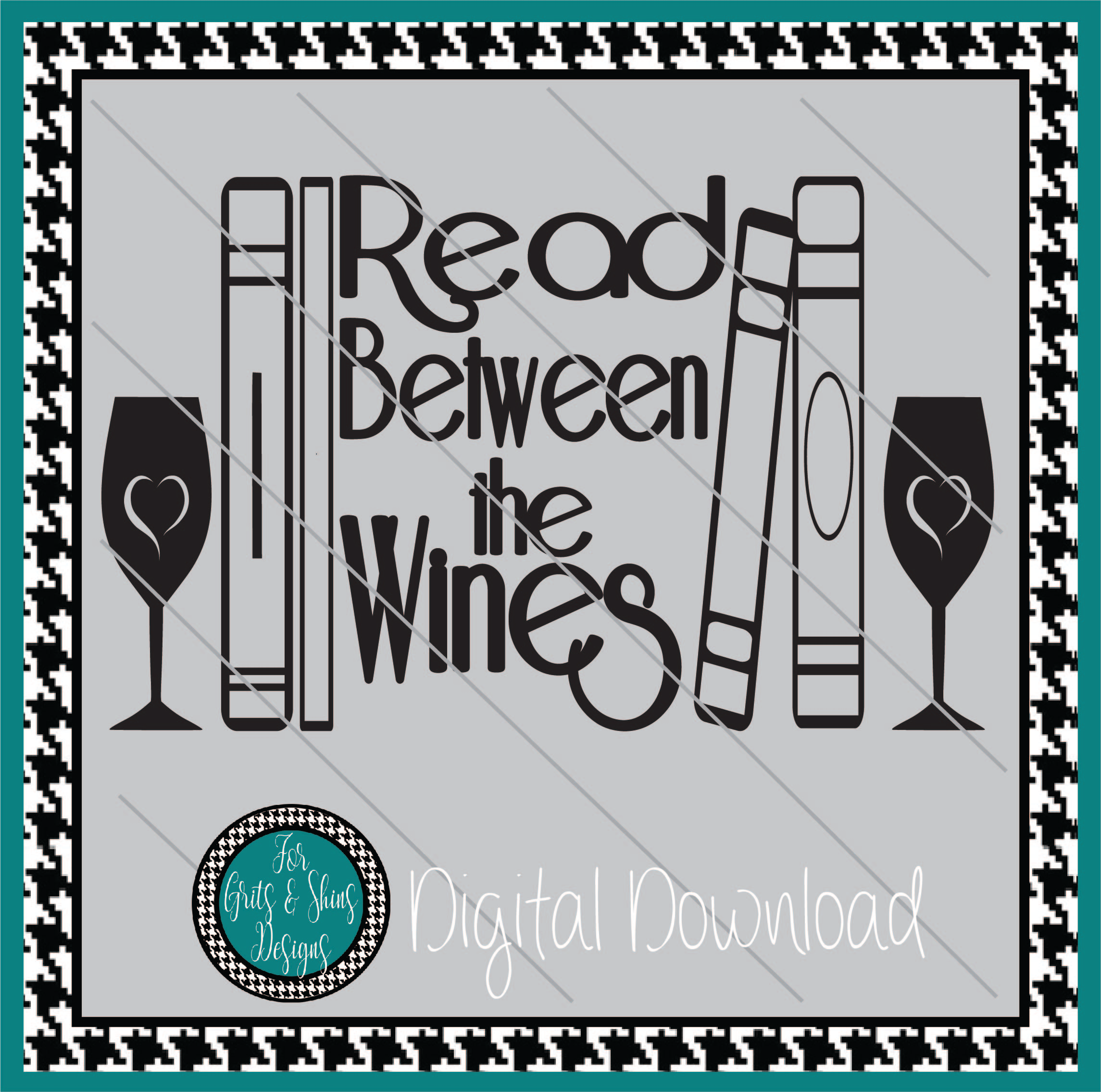 Read Between the Wines Digital Design Preview Image