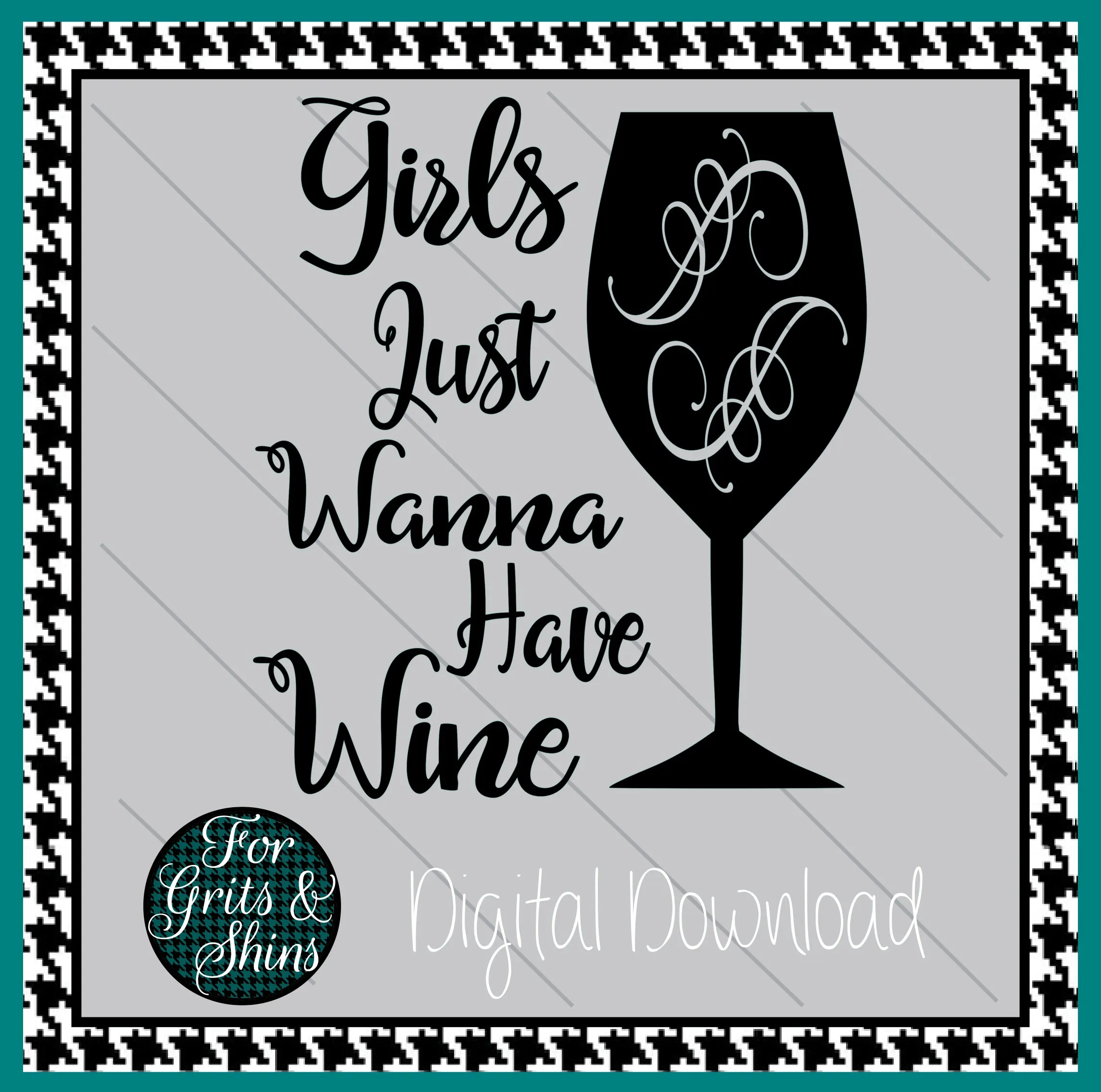 Girls Just Wanna Have Fun SVG Image