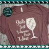Girls Just Wanna Have Wine SVG Digital Design